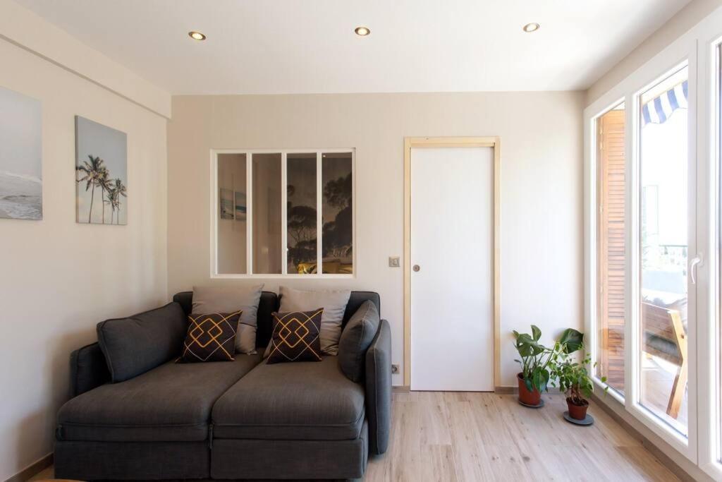 L36 Sea View Terrace 10Min Walking To Sea/Parking & Ac Apartment Ница Екстериор снимка