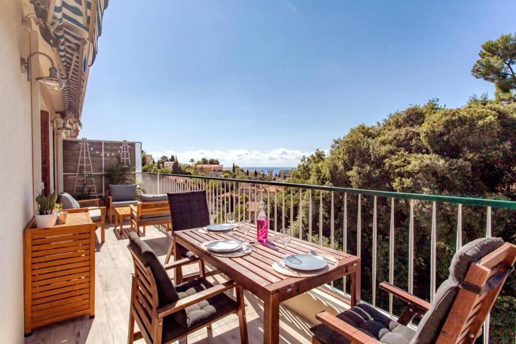 L36 Sea View Terrace 10Min Walking To Sea/Parking & Ac Apartment Ница Екстериор снимка